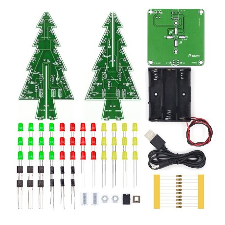 Electronic Christmas Tree - Parts