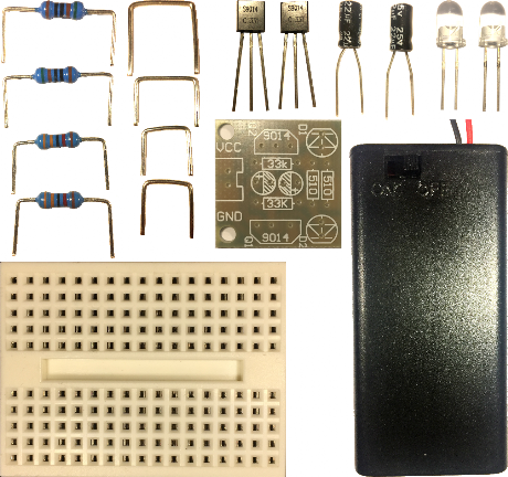 Electronic Prototyping Workshop Kit - Parts